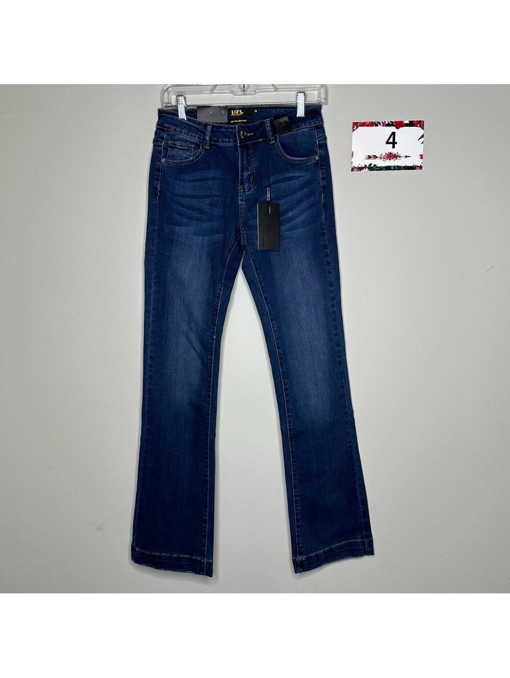 L&B size 4 Bootcut Jeans - dark wash non distressed denim